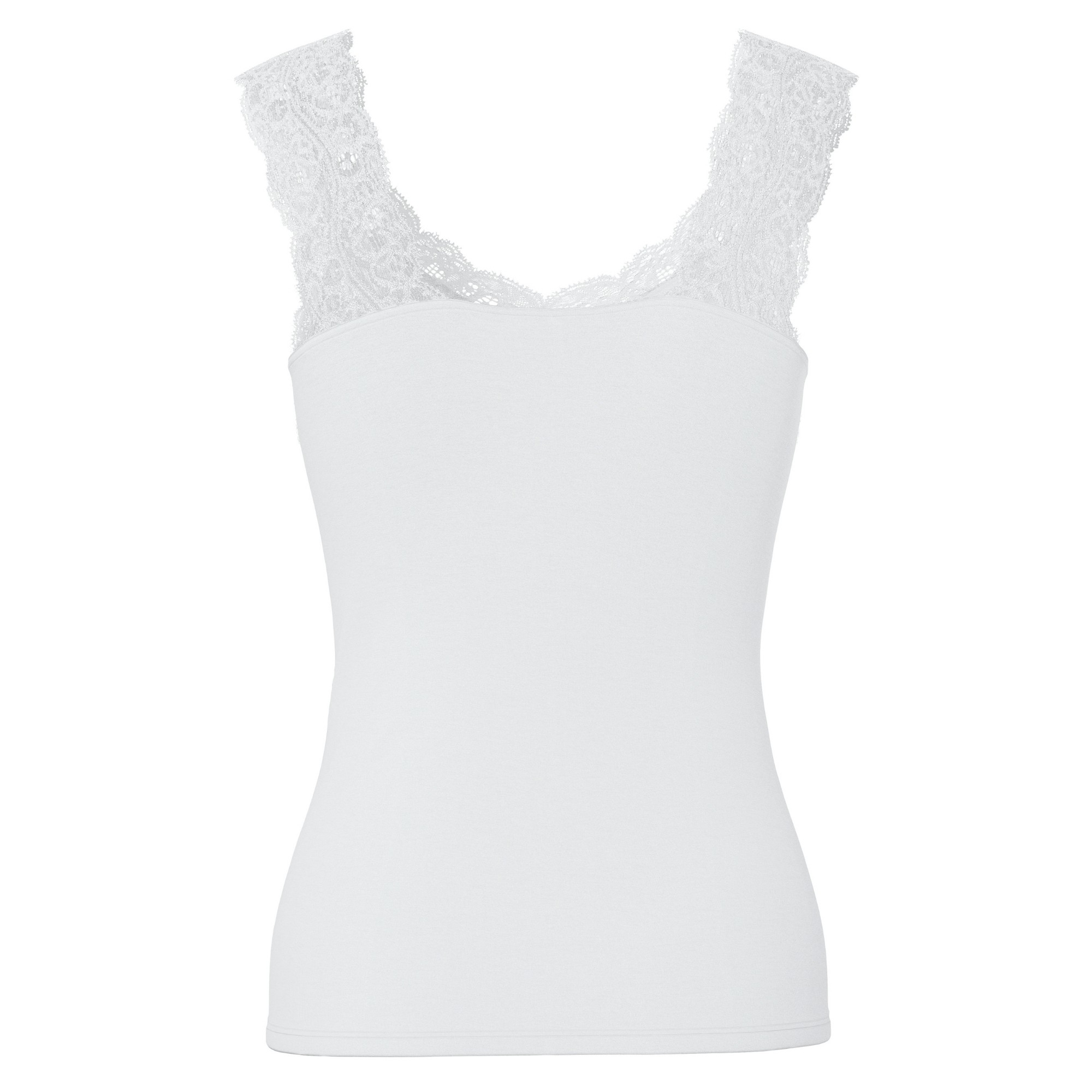 PIECES Marškiniai be rankovių moterims, Balta, Pcbarbera tank top 2