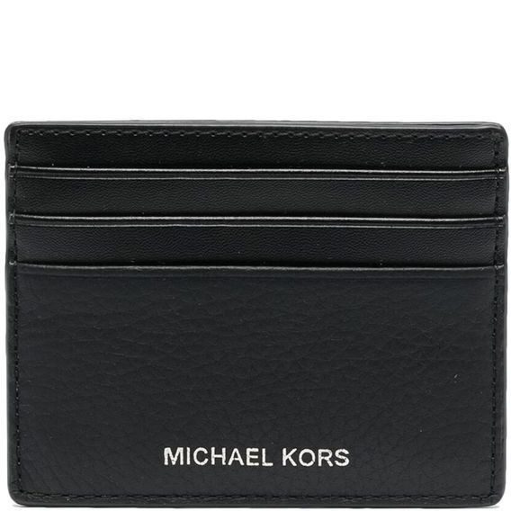 MICHAEL KORS Piniginė vyrams, Juoda, Tall card case 1