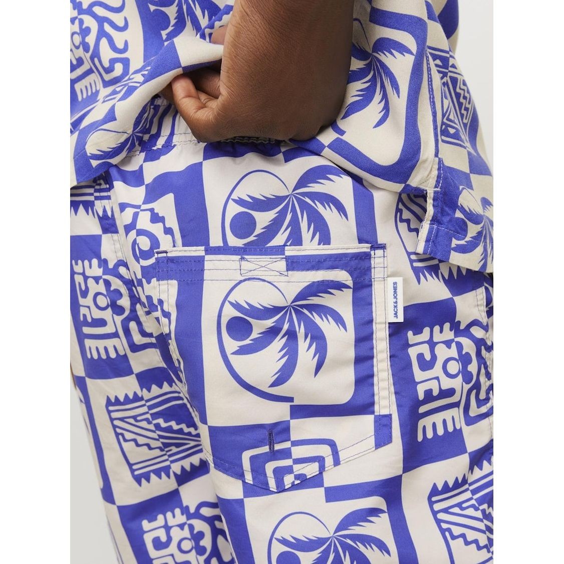 JACK & JONES Apatinė kostiumėlio dalis vyrams, Mėlyna, Jpstfiji bottom 8