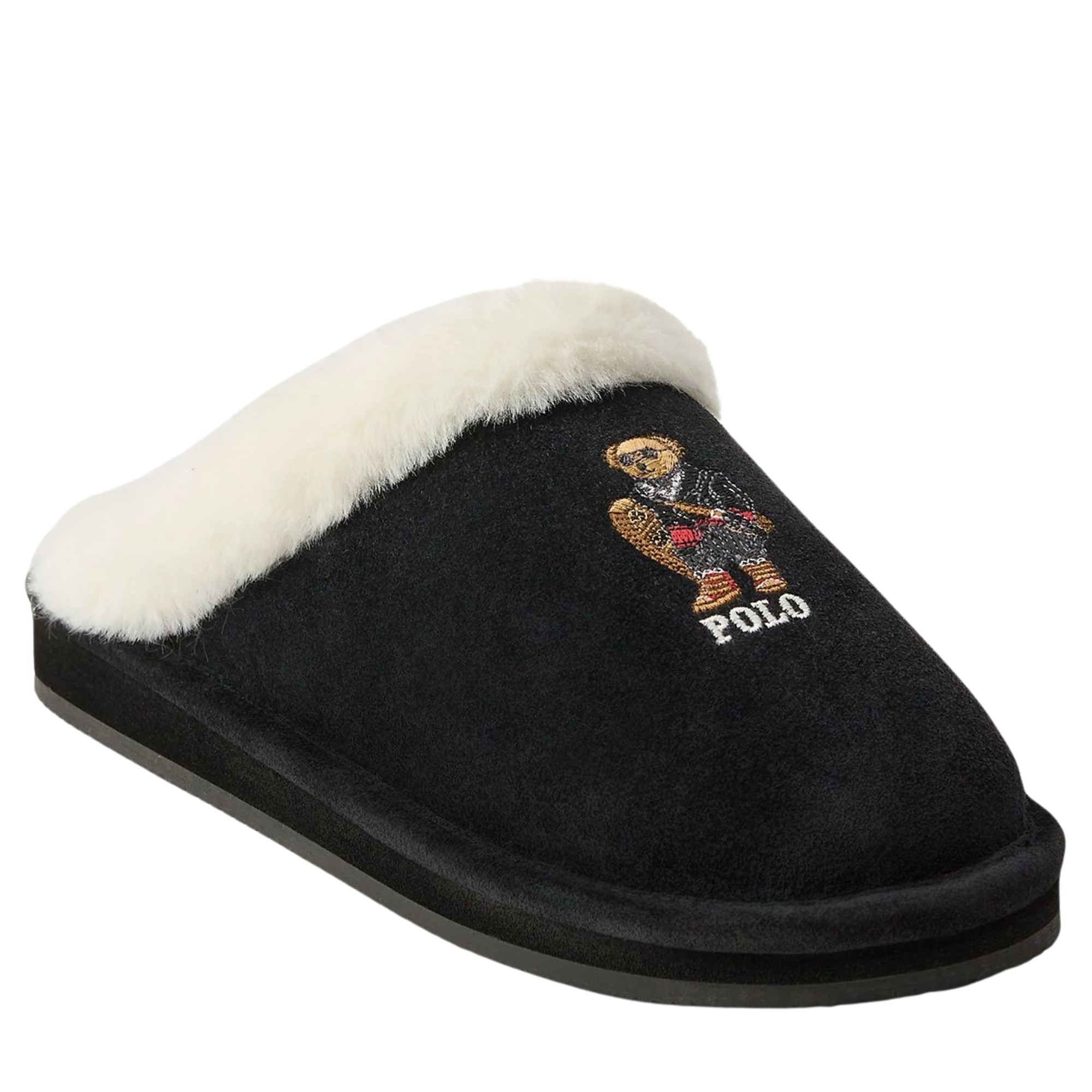POLO RALPH LAUREN Šlepetės moterims, Juoda, Kaylgh scf b flats slipper 1
