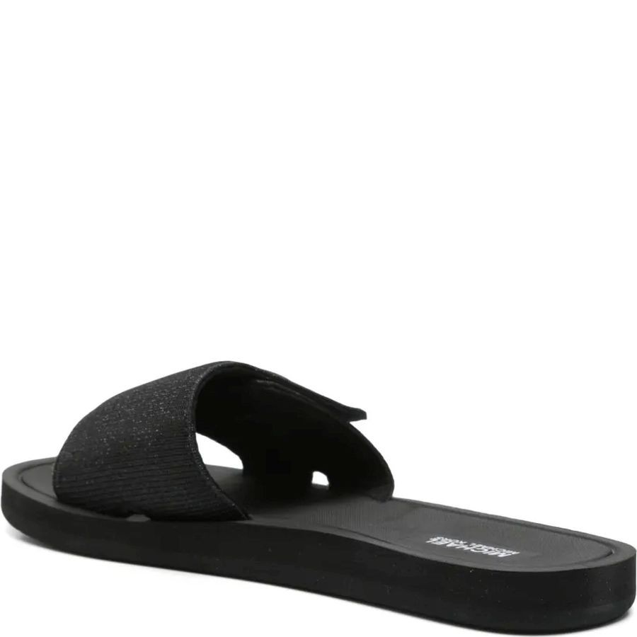 MICHAEL KORS Šlepetės moterims, Juoda, Mk charm slide 3
