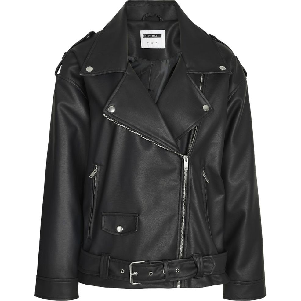 NOISY MAY Striukė moterims, Juoda, NMPAULINA OVERSIZE B 1