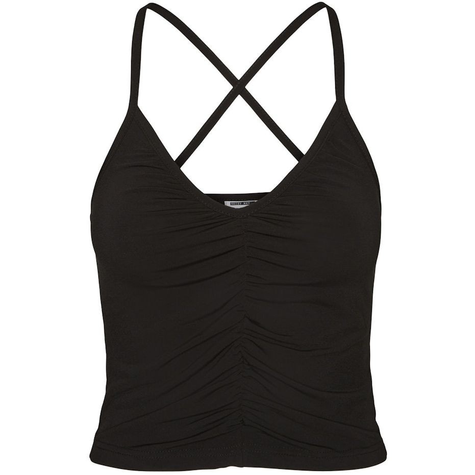 NOISY MAY Palaidinės moterims, Juoda, NMCASSIE S/L TOP 1