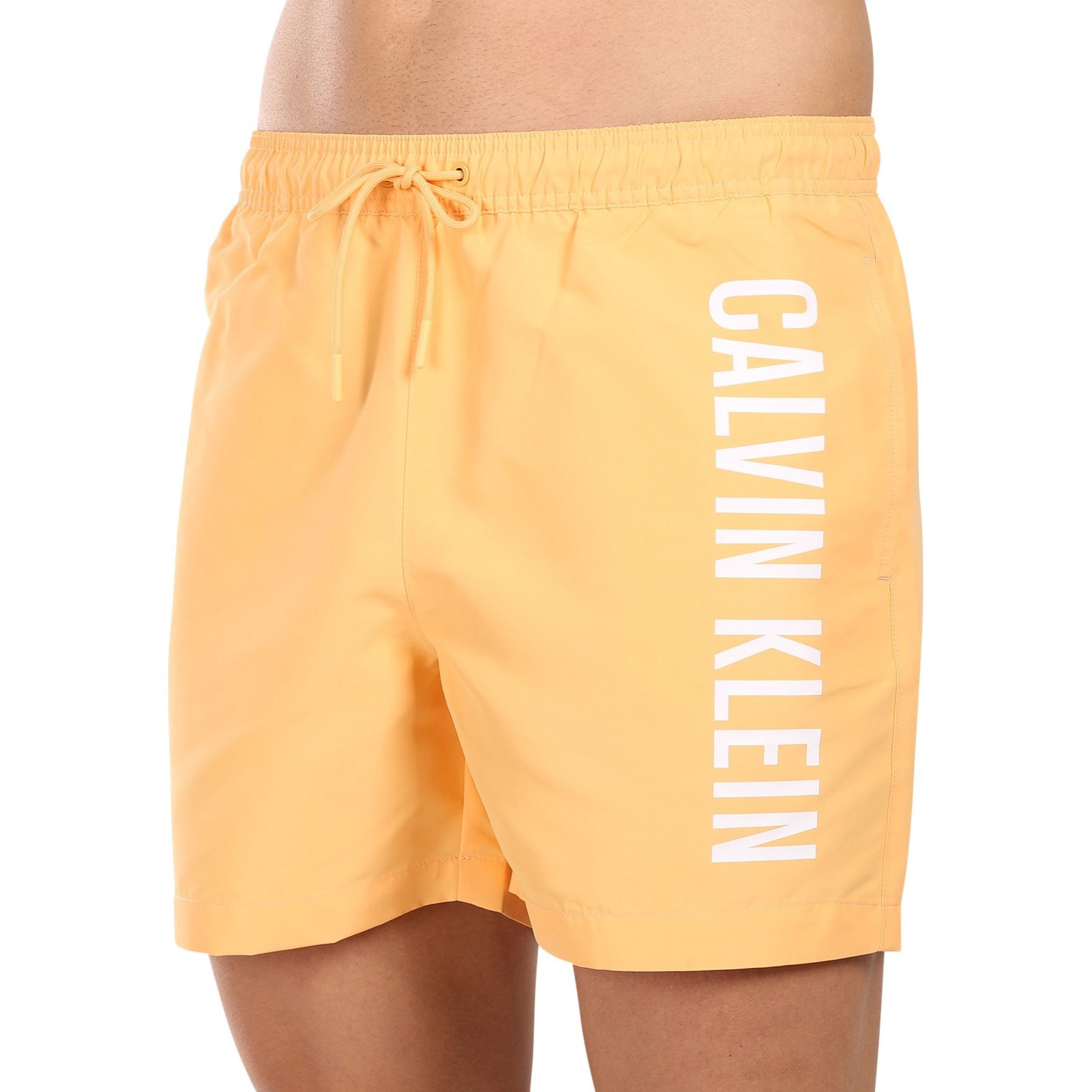 CALVIN KLEIN UW Apatinė kostiumėlio dalis vyrams, Oranžinė, Swim trunk 2