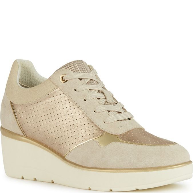 GEOX Laisvalaikio bateliai moterims, Smėlio, Ilde sneakers 2