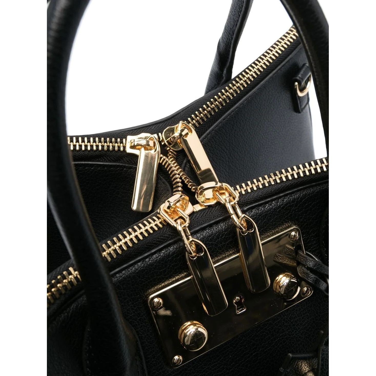 LOVE MOSCHINO Pirkinių krepšys moterims, Juoda, Top handle tote bag 3