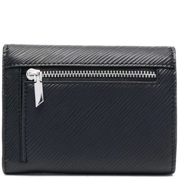 CALVIN KLEIN Piniginė moterims, Juoda, ELEVATED TRIFOLD MD SAFFIANO 2