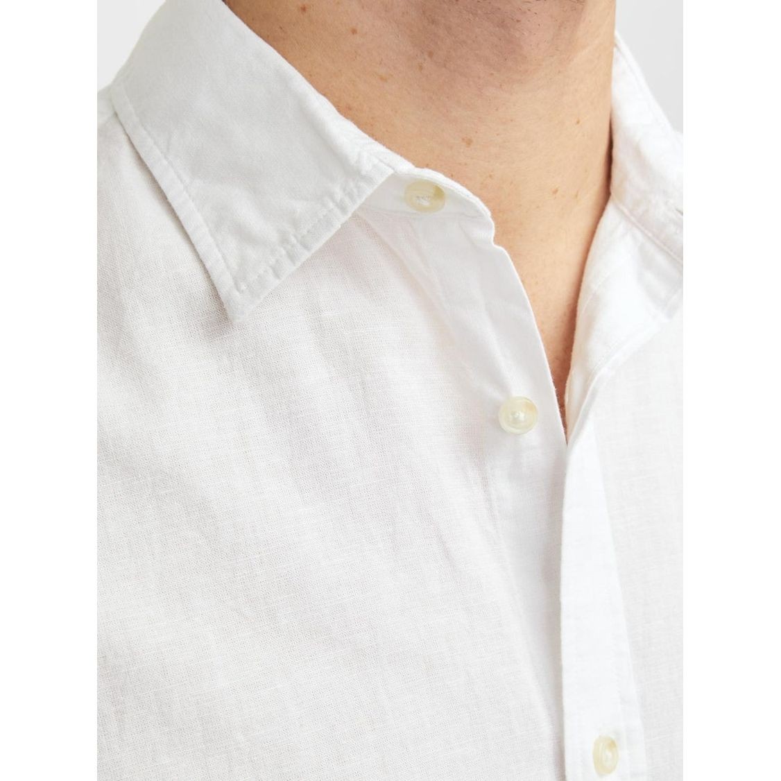 JACK & JONES Marškiniai vyrams, Balta, Jjesummer shirts 7