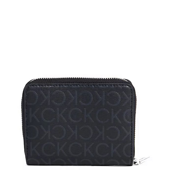 CALVIN KLEIN Piniginė moterims, Juoda, Must z/a wallet 2