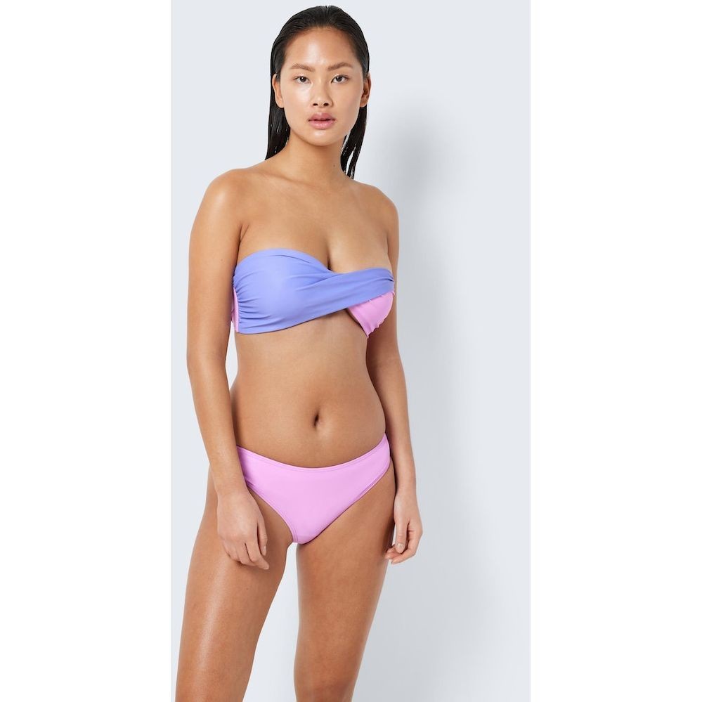 NOISY MAY Viršutinė kostiumėlio dalis moterims, Violetinė, NMTWIST BIKINI TOP 6