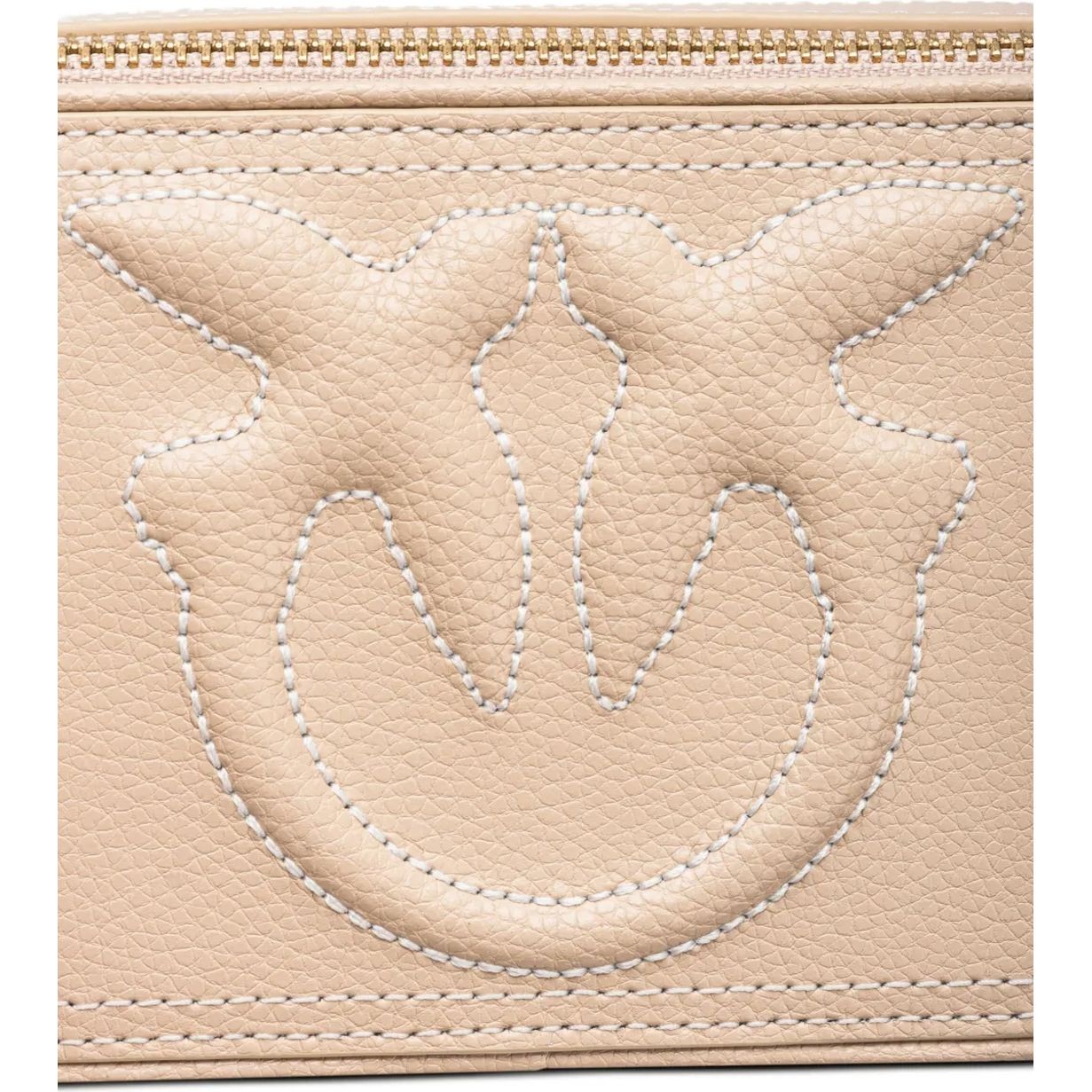 PINKO Rankinė per petį moterims, Smėlio, Carrie camera case mini 4