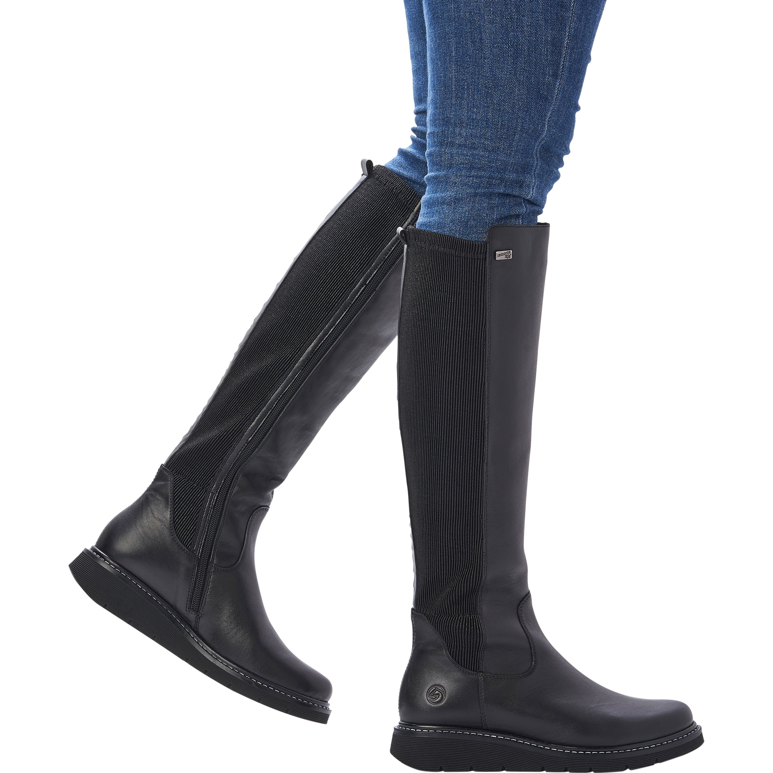 REMONTE Auliniai moterims, Juoda, BOOTS 2