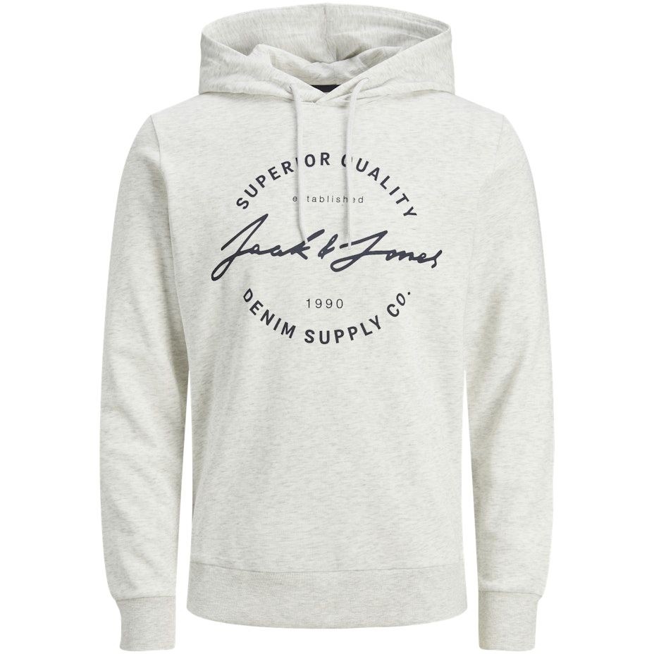 JACK & JONES Sportinis nertinis vyrams, Balta, JJACE SWEAT HOOD