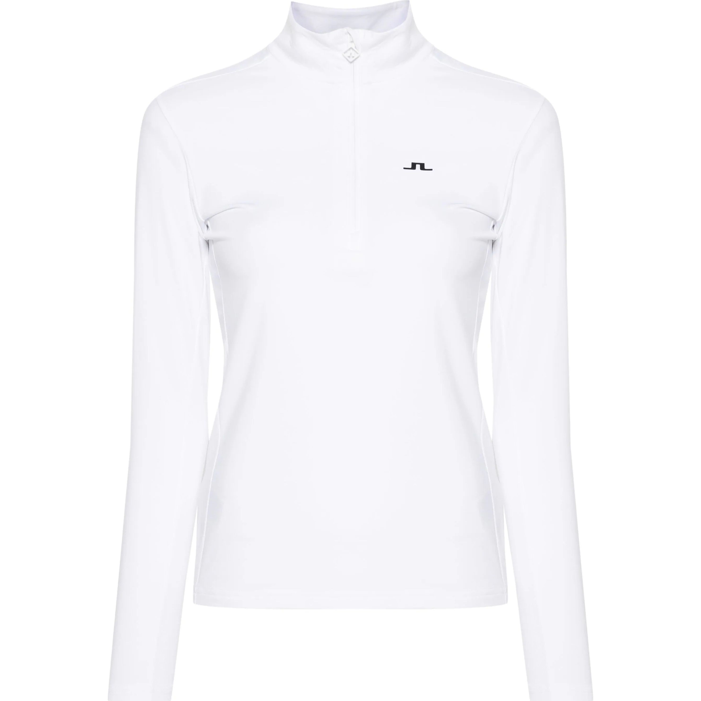 J.LINDEBERG Sportinis nertinis moterims, Balta, Lauryn half zip mid layer