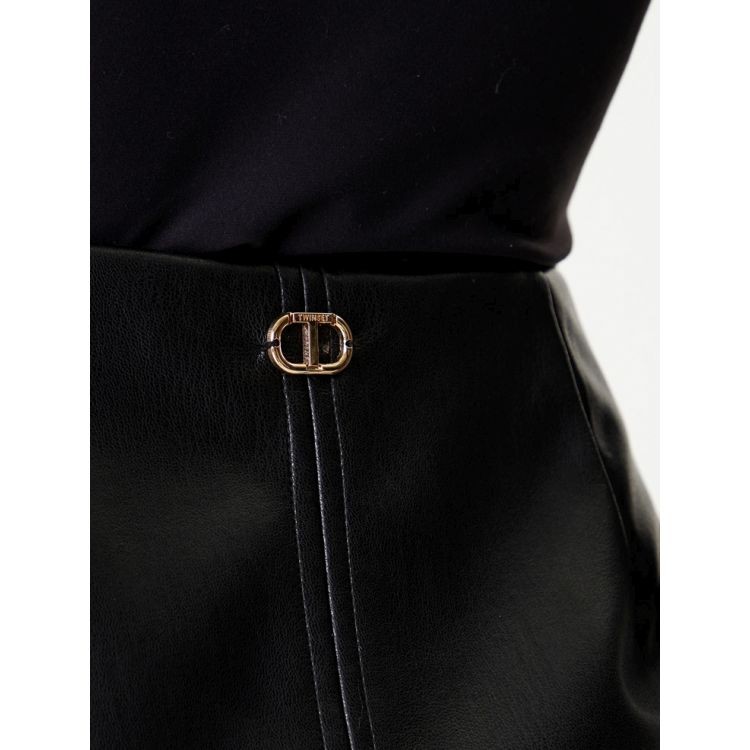 TWINSET Midi sijonas moterims, Juoda, Midi skirt 3