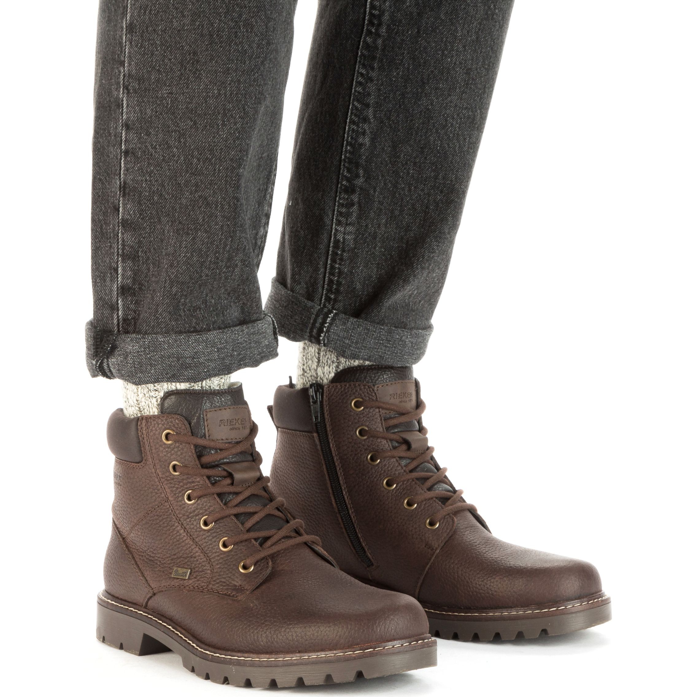 RIEKER Aulinukai vyrams, Ruda, BOOTIES 2