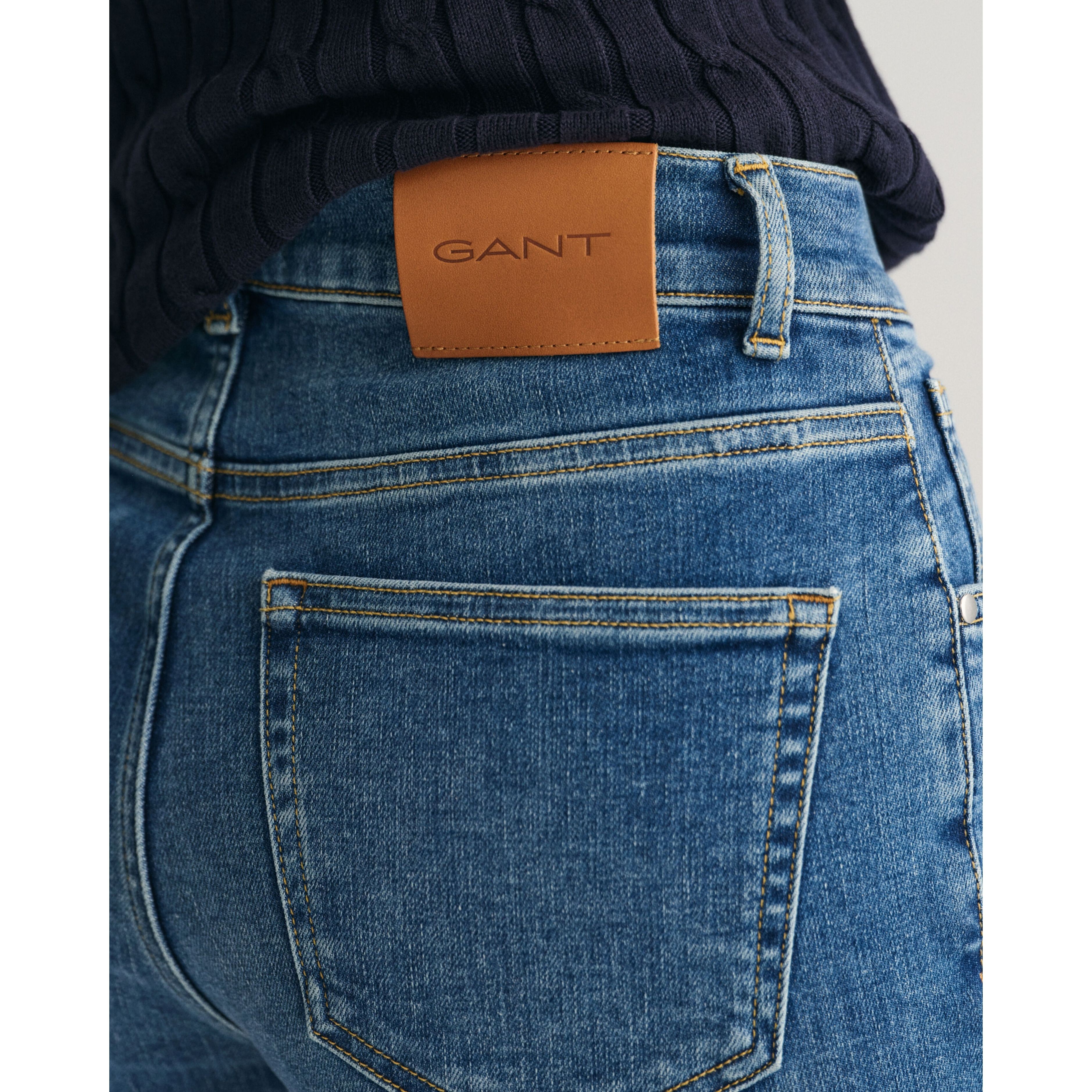 GANT Aptempti džinsai moterims, Mėlyna 4