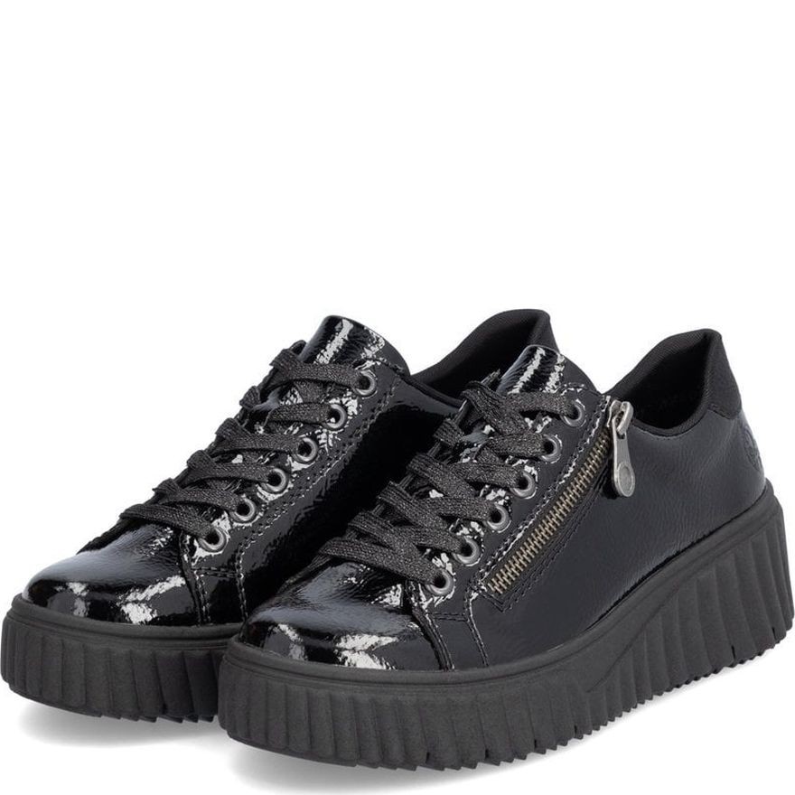 RIEKER Laisvalaikio bateliai moterims, Juoda, Ladies shoes 5