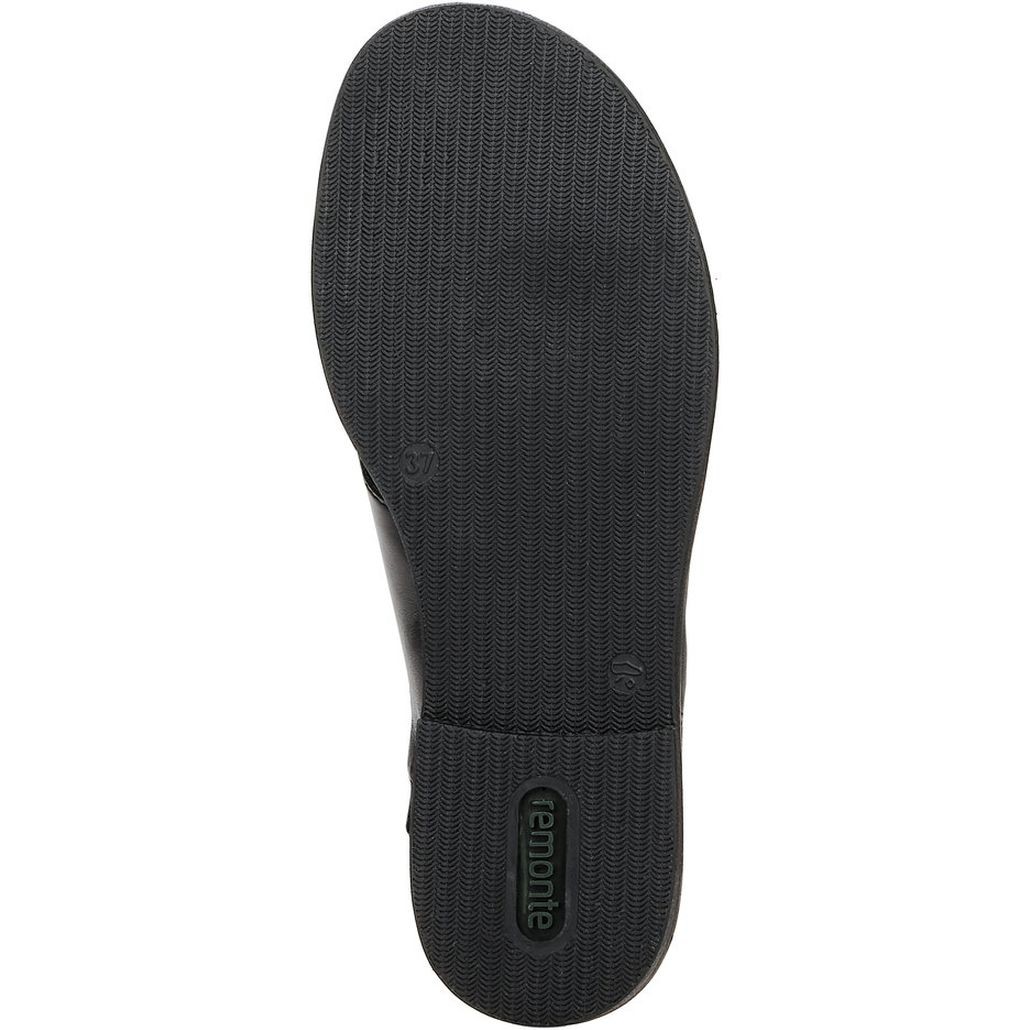 REMONTE Basutės moterims, Juoda, SANDALS 8