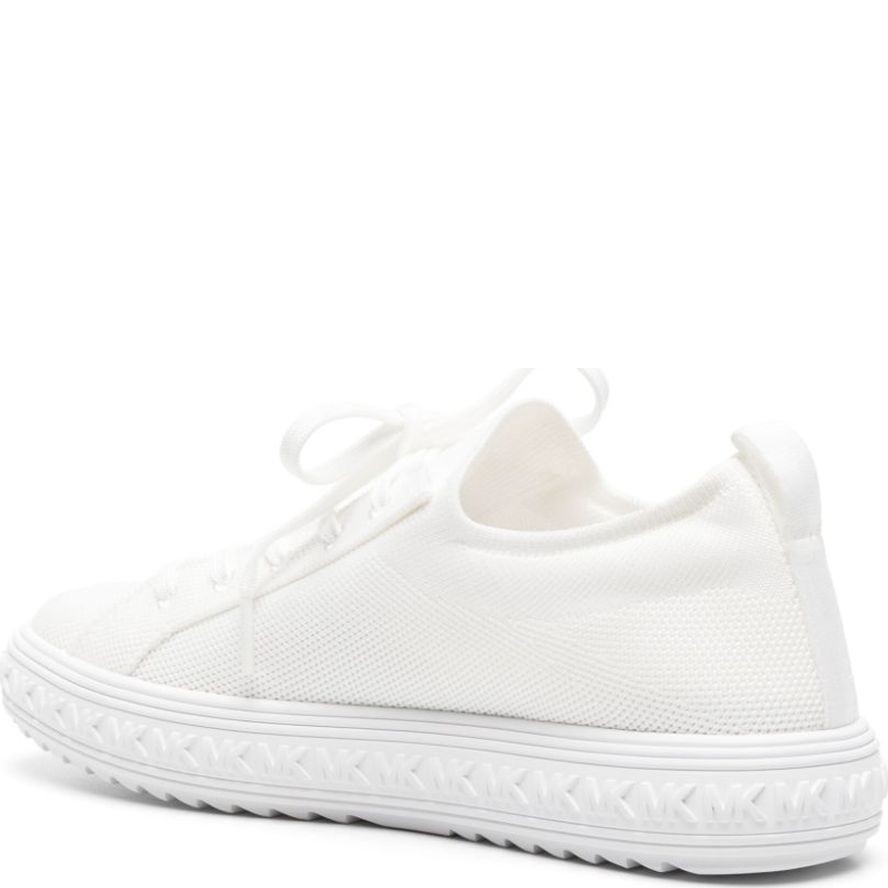 MICHAEL KORS Laisvalaikio bateliai moterims, Balta, Grove knit lace up 3