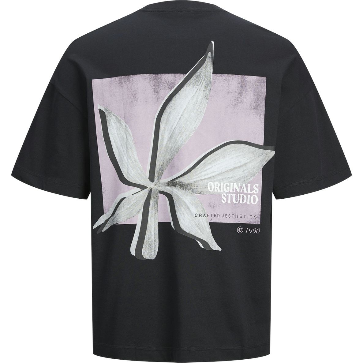 JACK & JONES Marškinėliai vyrams, Juoda, Queens photo tee 1