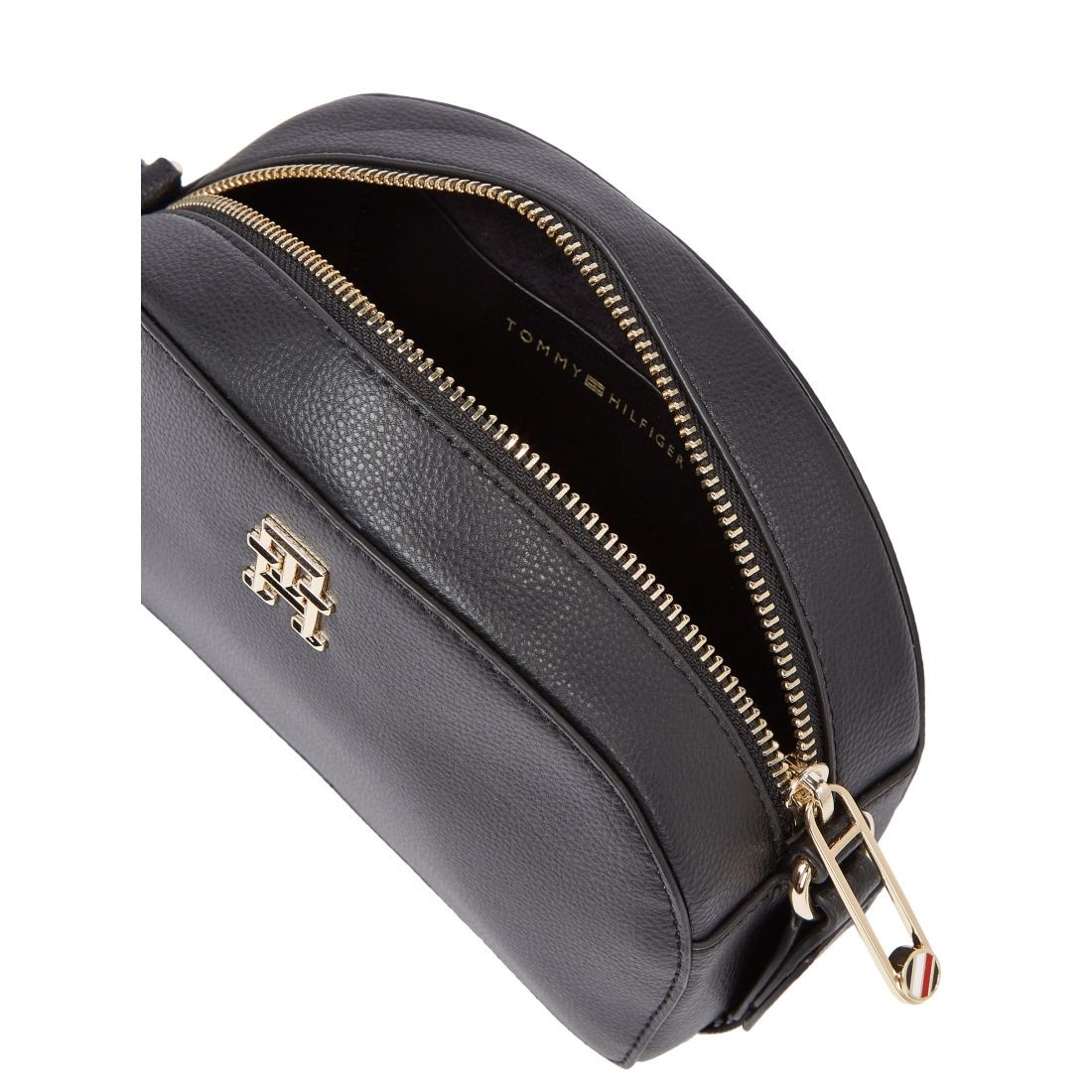 TOMMY HILFIGER Rankinė per petį moterims, Juoda, Life half moon camera bag 3