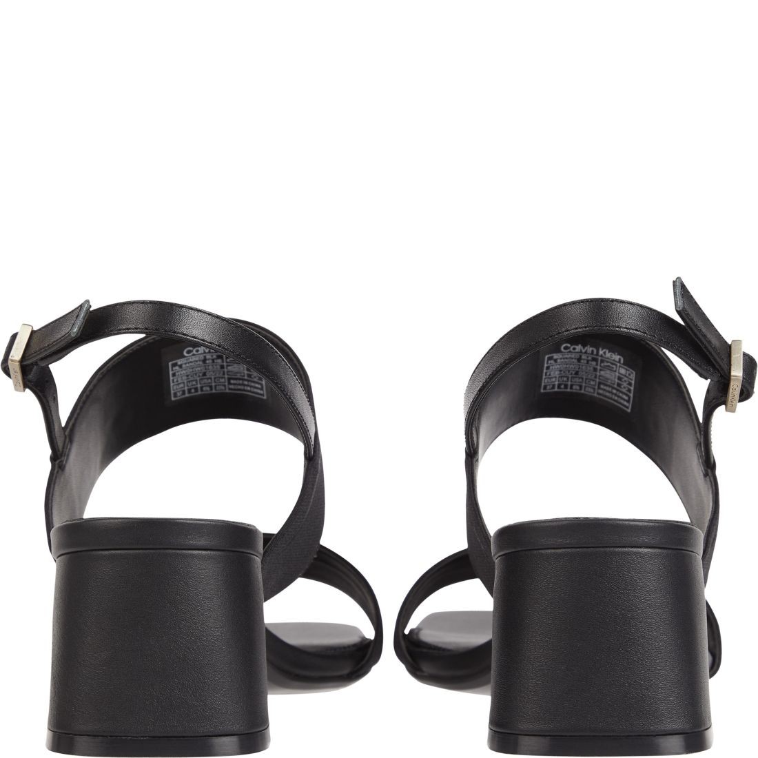 CALVIN KLEIN Basutės moterims, Juoda, Squared sandal 3