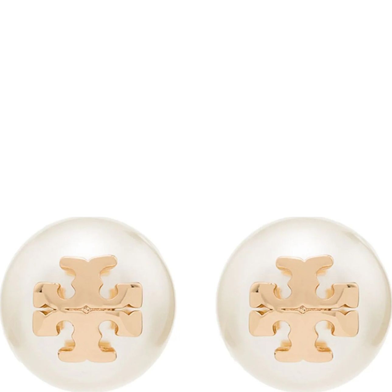TORY BURCH Auskarai moterims, Auksinė, Kira pearl stud earring 1