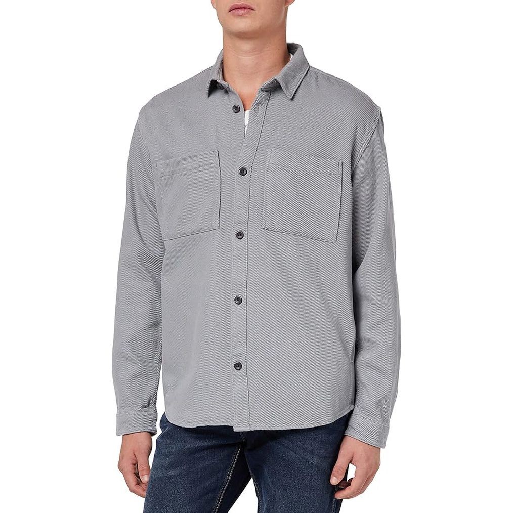 TOM TAILOR Švarkas vyrams, Pilka, Švarkas 1