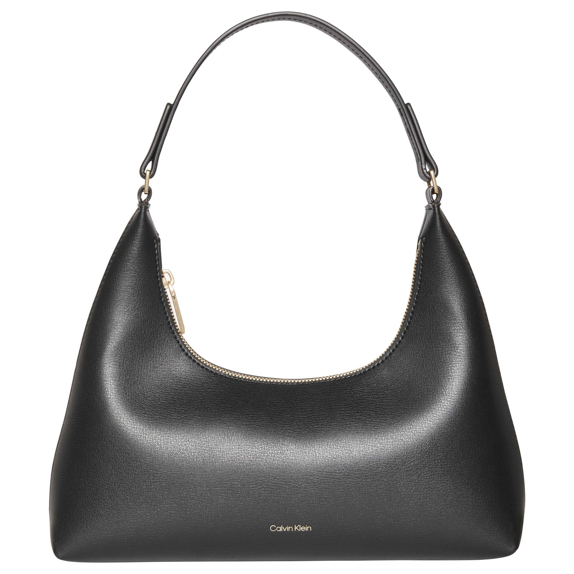 CALVIN KLEIN Rankinė per petį moterims, Juoda, foil logo conv shou?lder bag 1