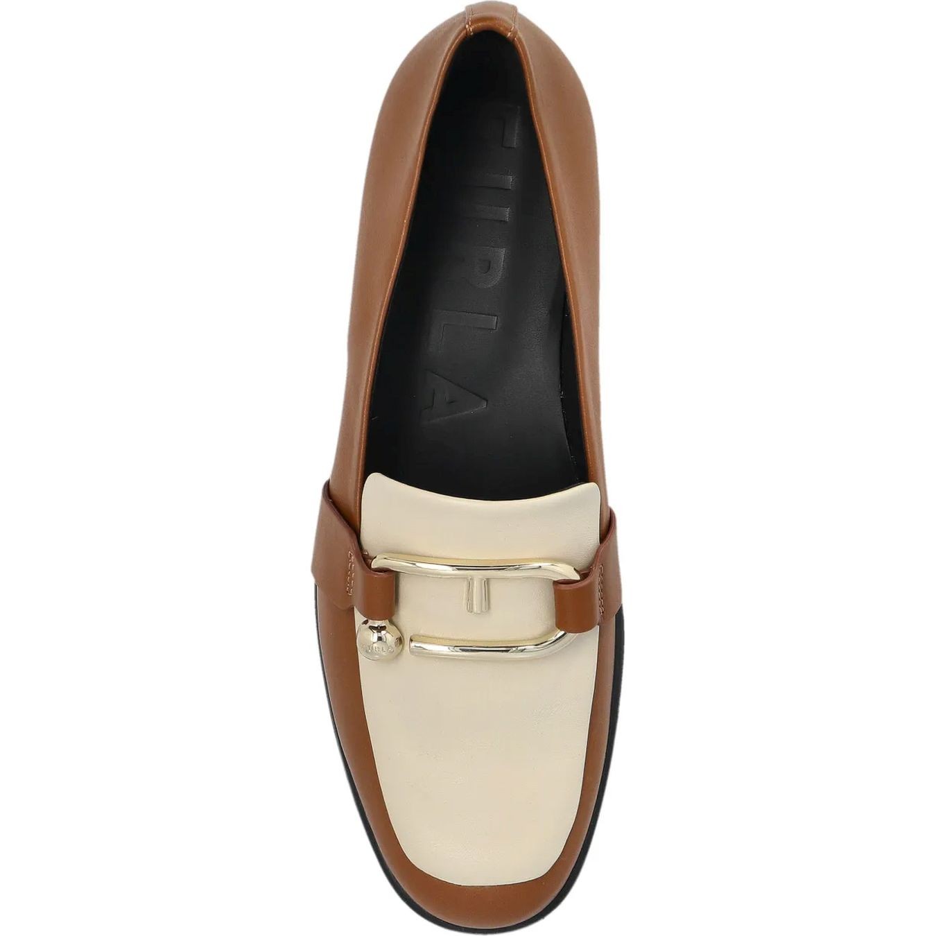 FURLA Loaferiai moterims, Ruda, Furla nuvola loafer, FURLA 4