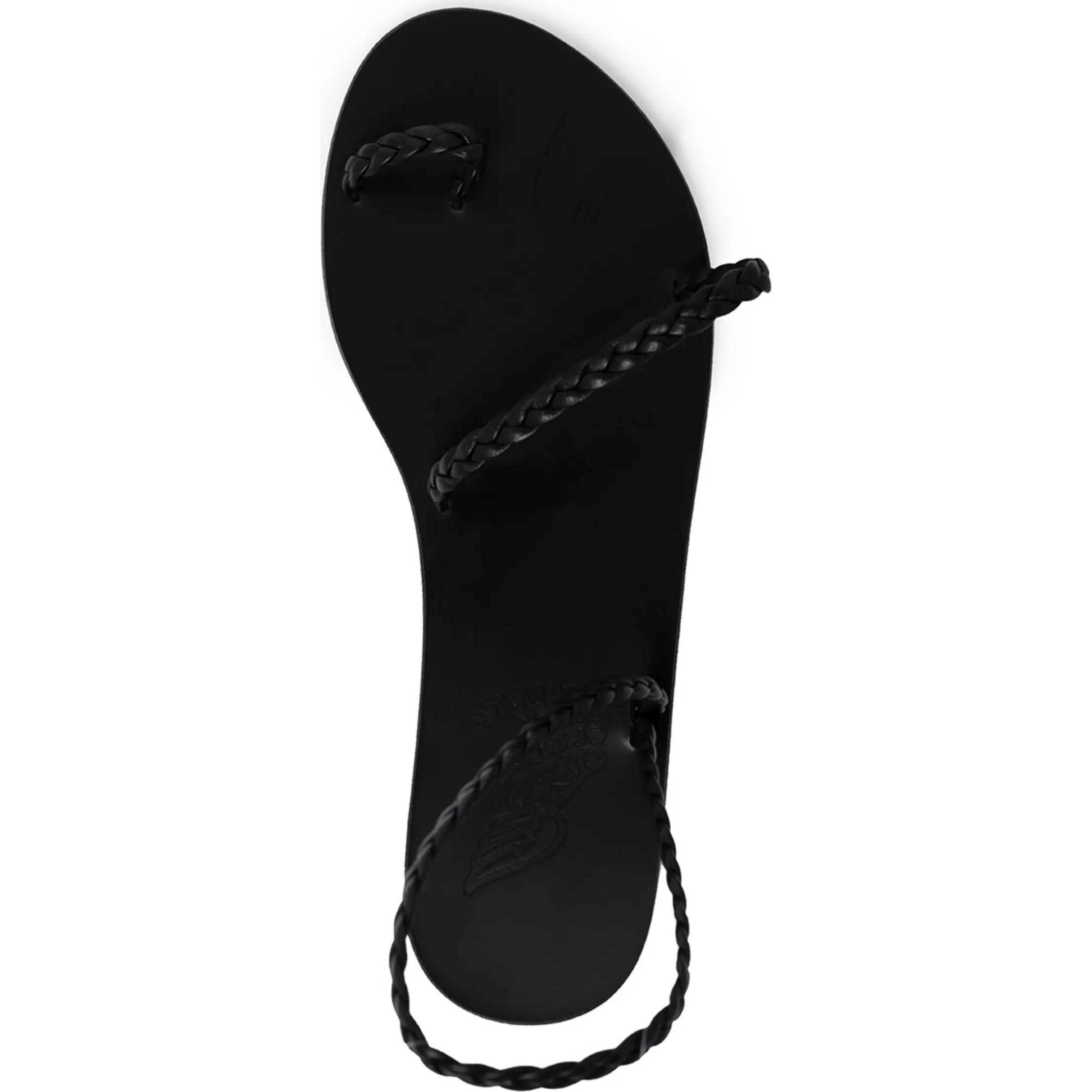 ANCIENT GREEK SANDAL Basutės moterims, Juoda, Eleftheria nappa sandals 4