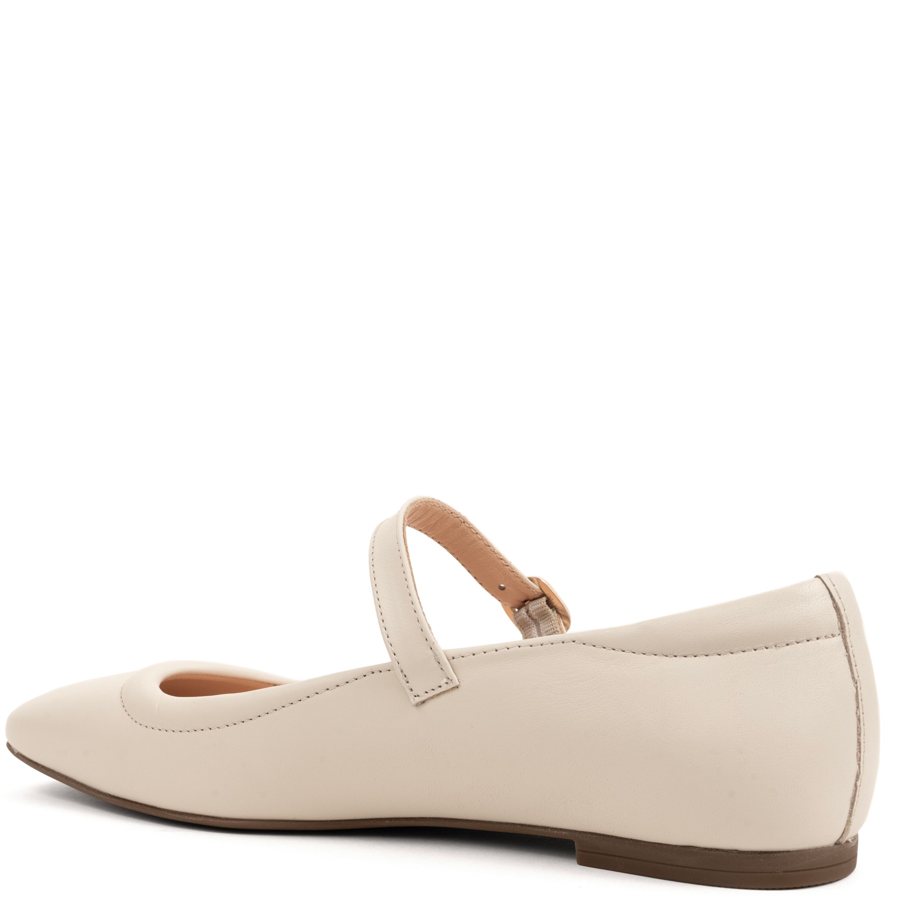 SERGIO MORETTI Balerinos moterims, Balta, Ballerinas 3