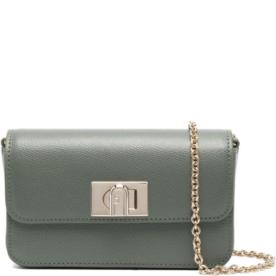 FURLA Rankinė per petį moterims, Žalia, Furla 1927 mini crossbody 1