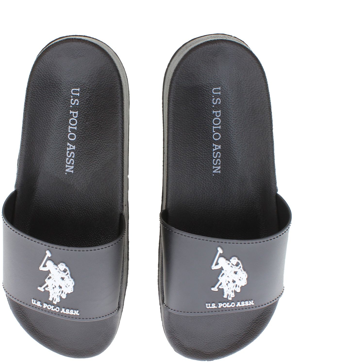 U.S.POLO Šlepetės vyrams, Juoda, SLIPPERS 3