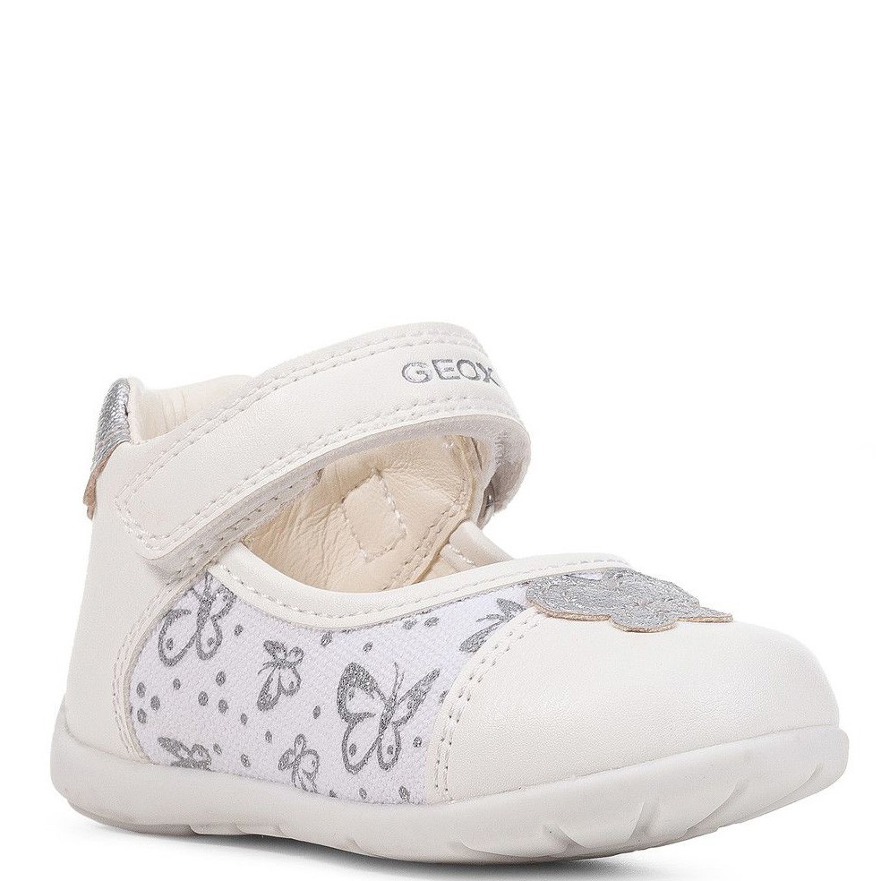 GEOX Balerinos mergaitėms, Balta, ELTHAN SHOES 1
