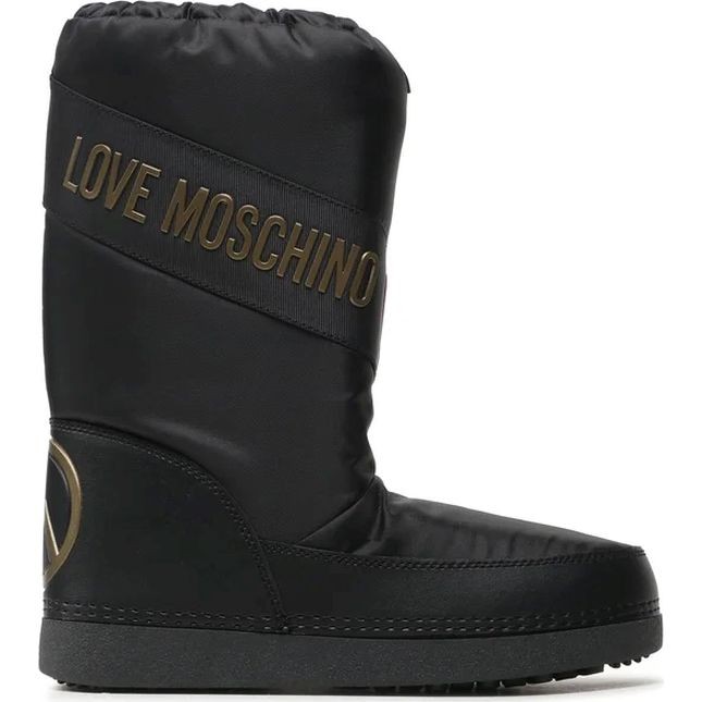 LOVE MOSCHINO Pašiltinti auliniai moterims, Juoda, Ski Boots 2