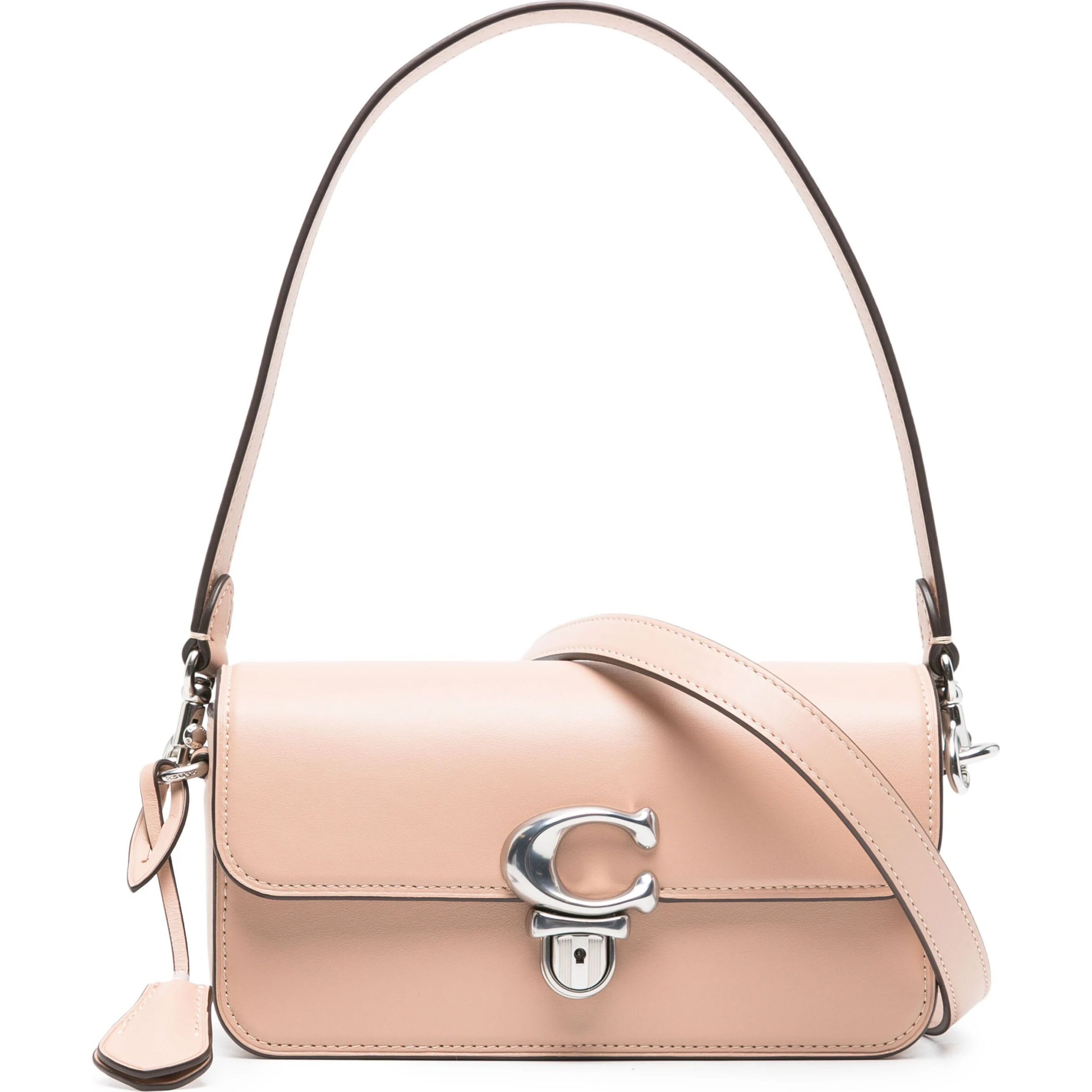 COACH Rankinė per petį moterims, Kūno, Leather studio baguette bag 1