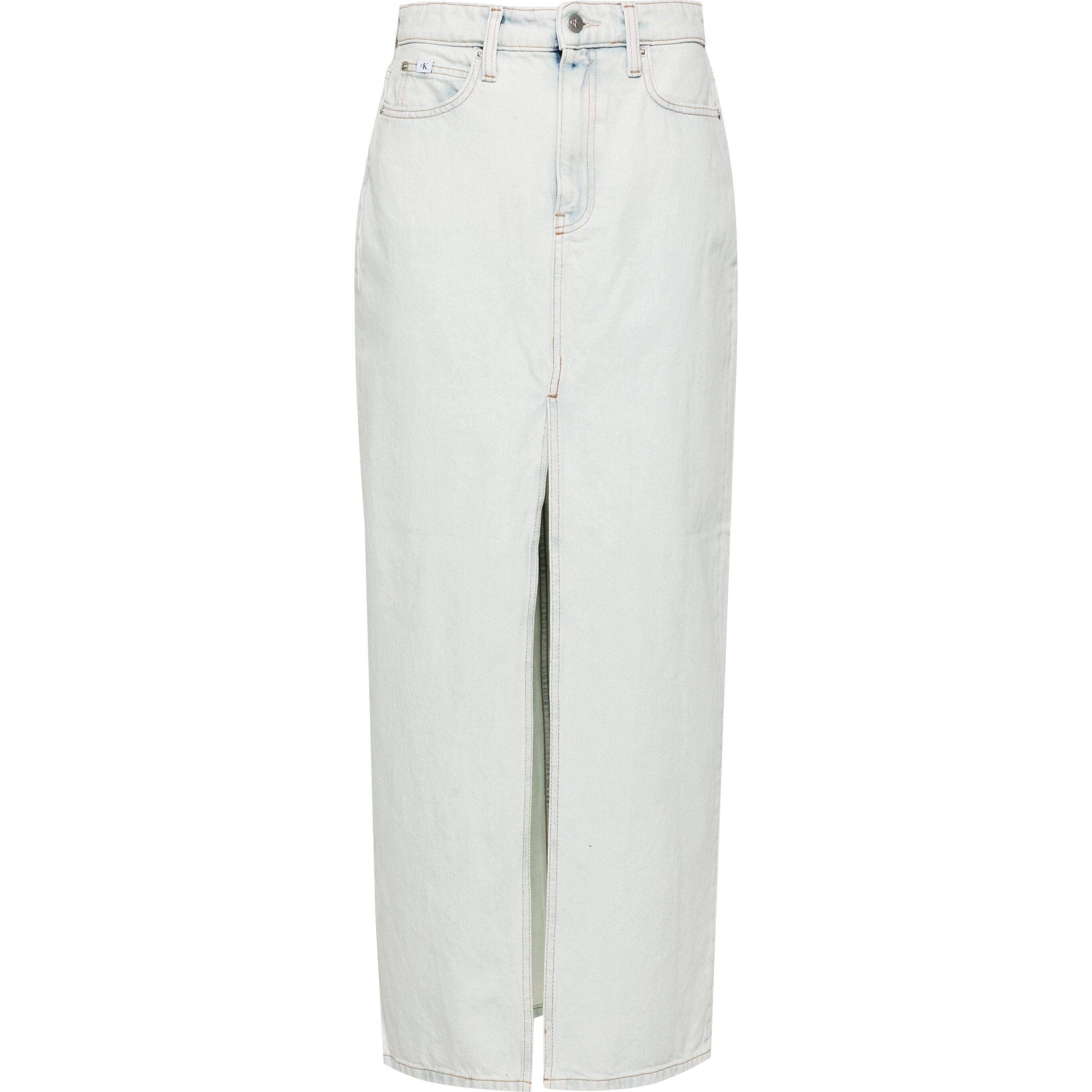 CALVIN KLEIN JEANS Maxi sijonas moterims, Mėlyna, Straight skirt 1