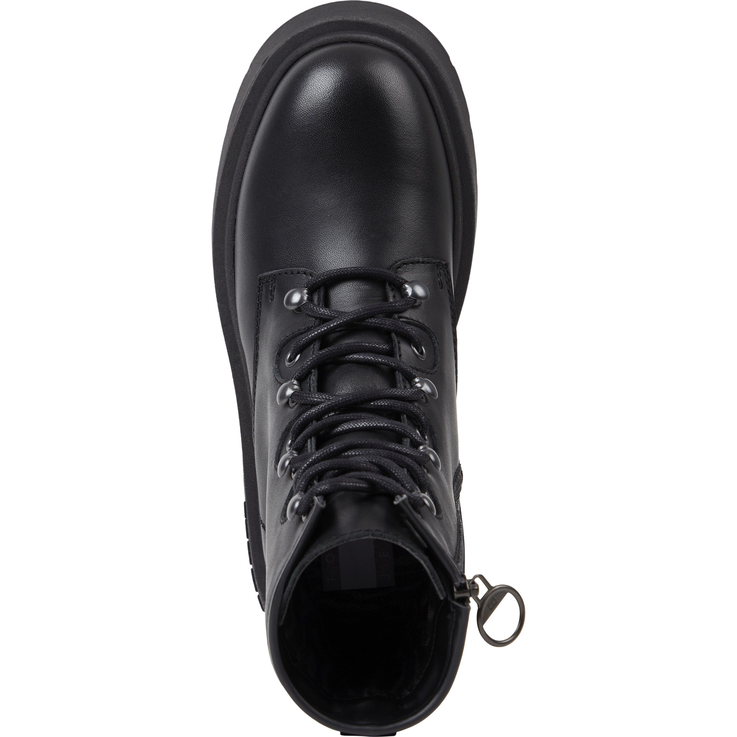 TOMMY JEANS Aulinukai moterims, Juoda, Lace up boot chunky 3