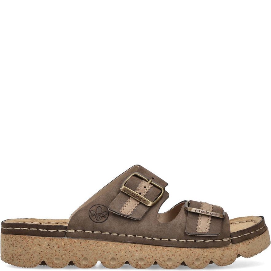 RIEKER Šlepetės moterims, Ruda, Slippers 2