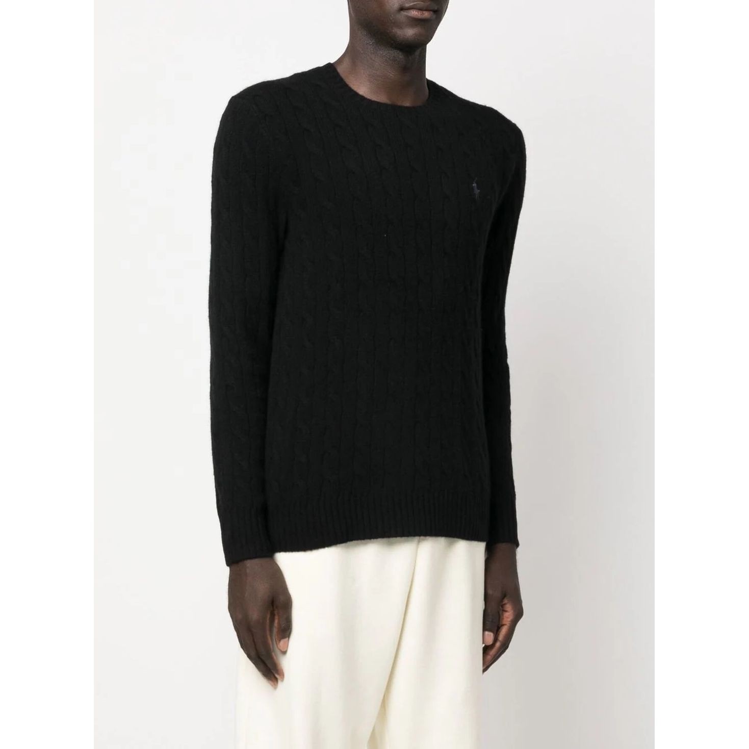 POLO RALPH LAUREN Sportinis nertinis vyrams, Juoda, Long sleeve pullover 3