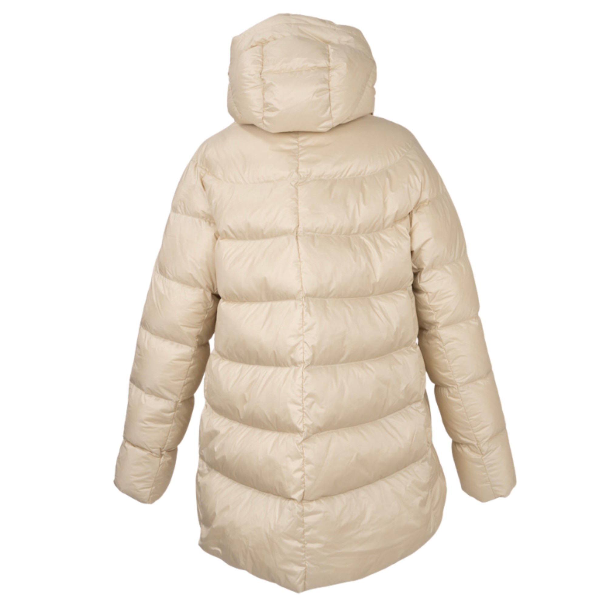 SERGIO MORETTI Pūkinė striukė moterims, CREAM, Jackets, smr6580-25205bei 2