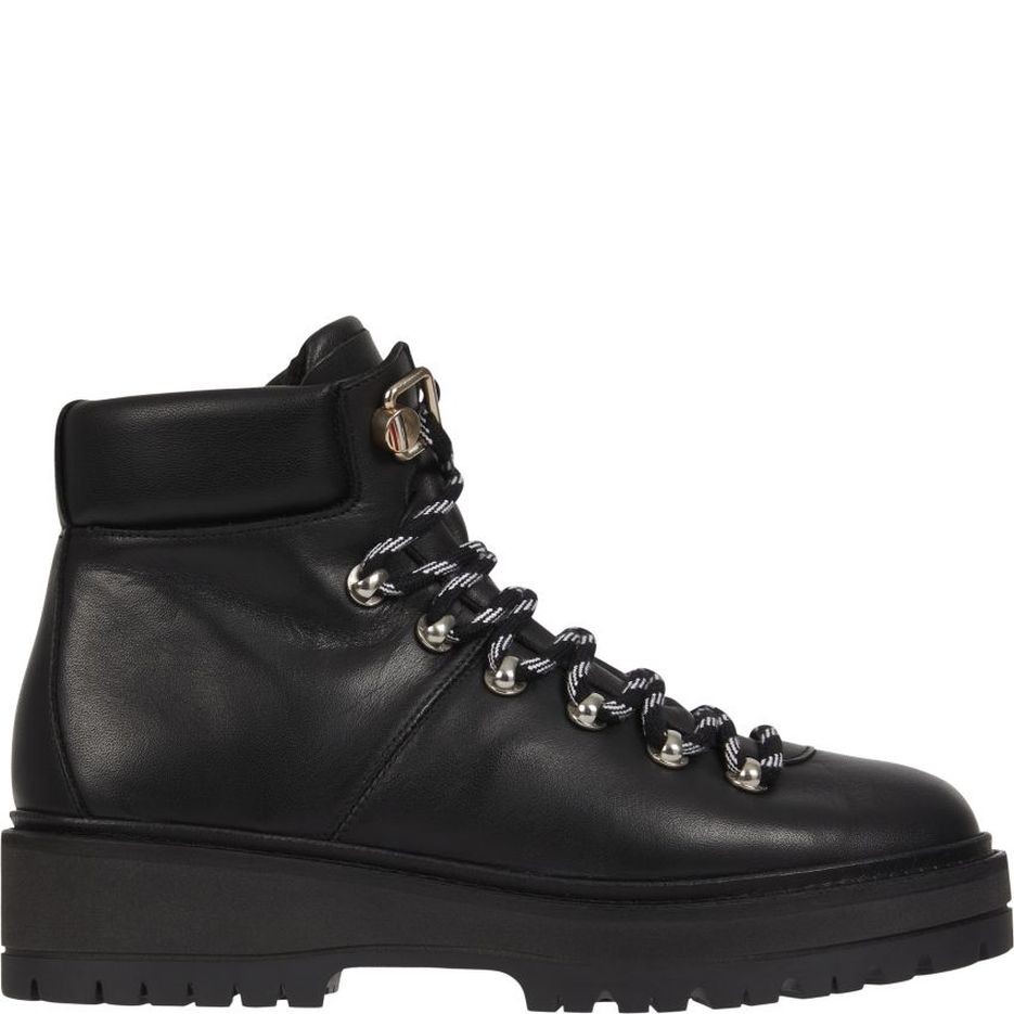 TOMMY HILFIGER Aulinukai moterims, Juoda, OUTDOOR FLAT BOOT 2