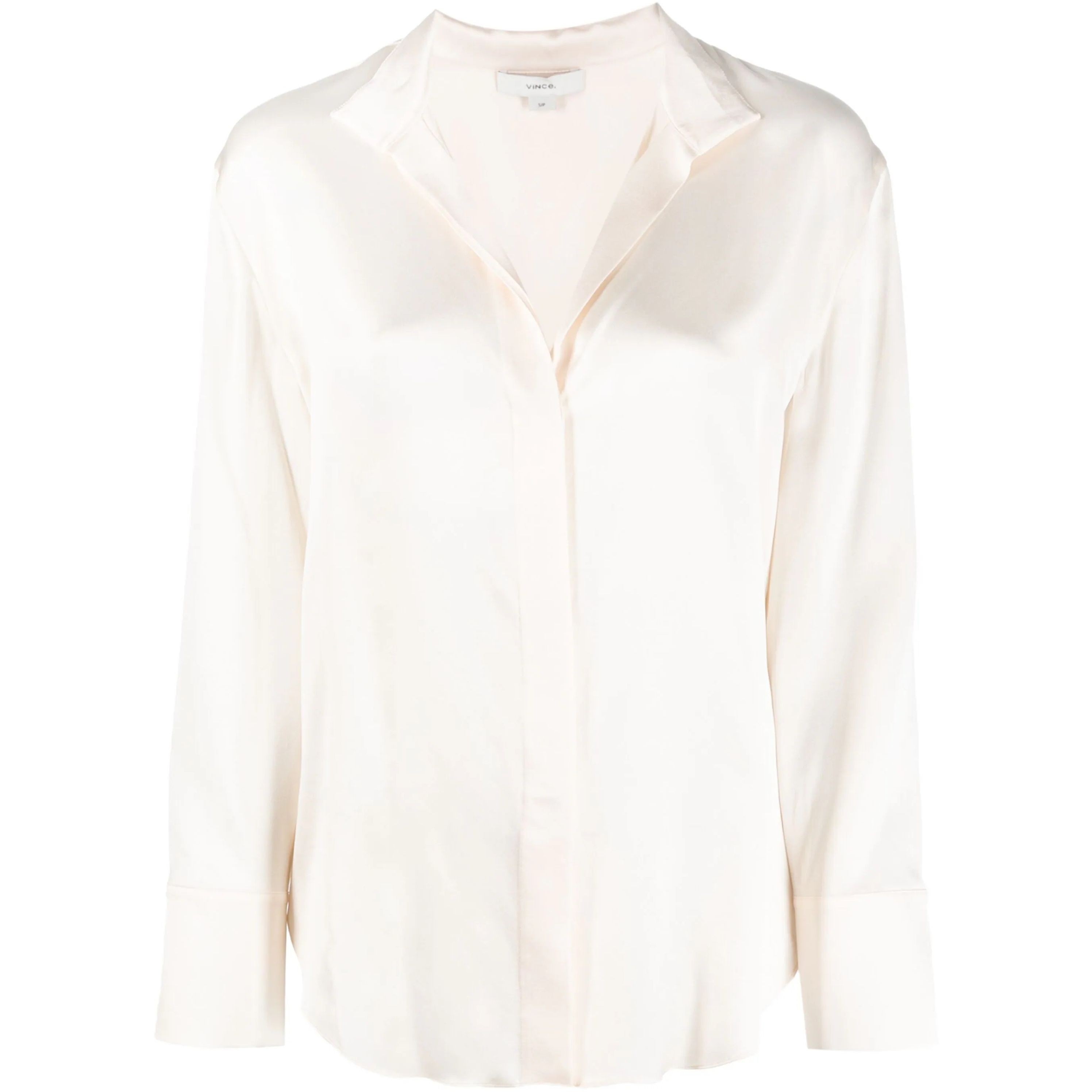 VINCE Palaidinės moterims, Kūno, Long sleeve stand blouse 1