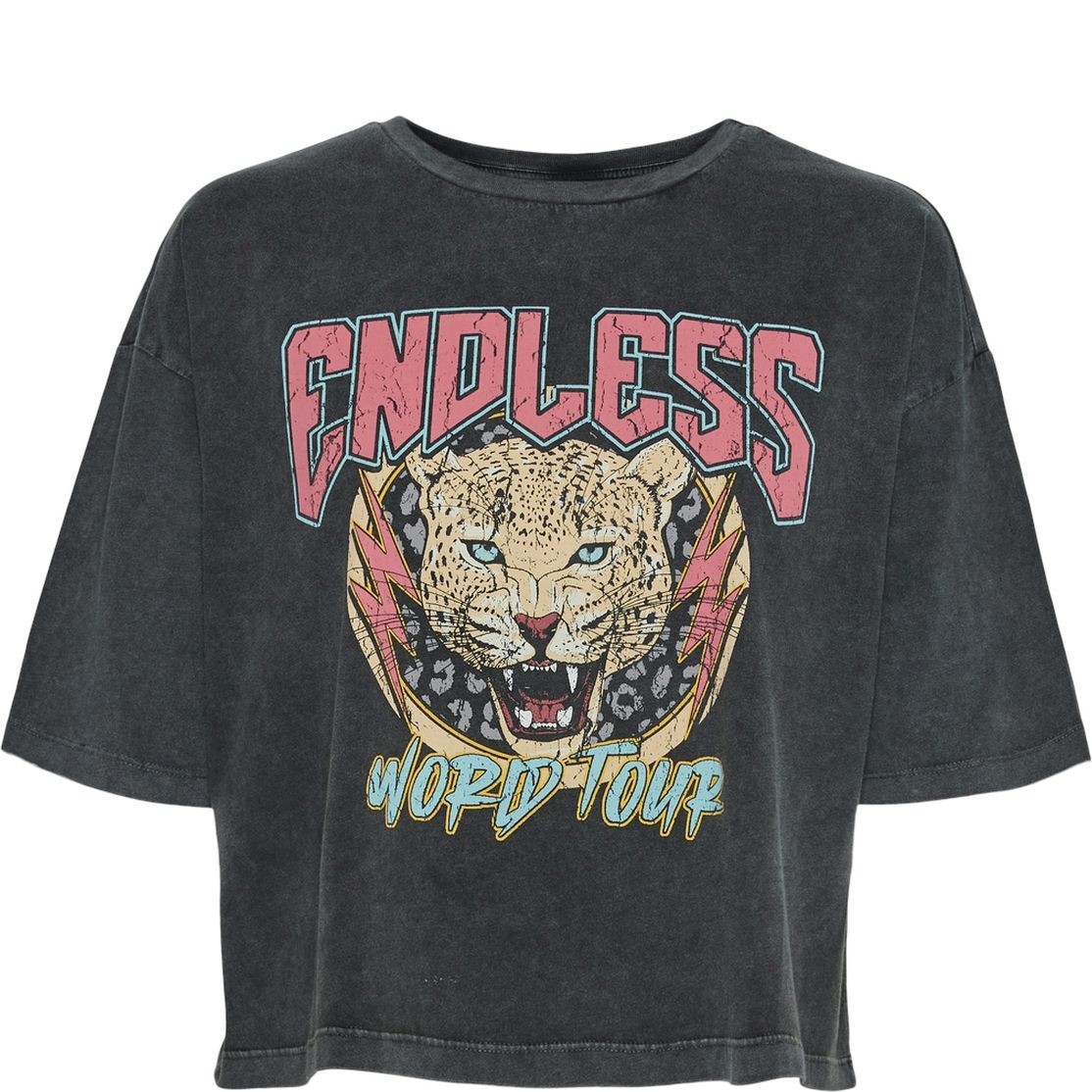 VERO MODA Marškinėliai moterims, Juoda, VMFOREVER S/S OVERSIZ