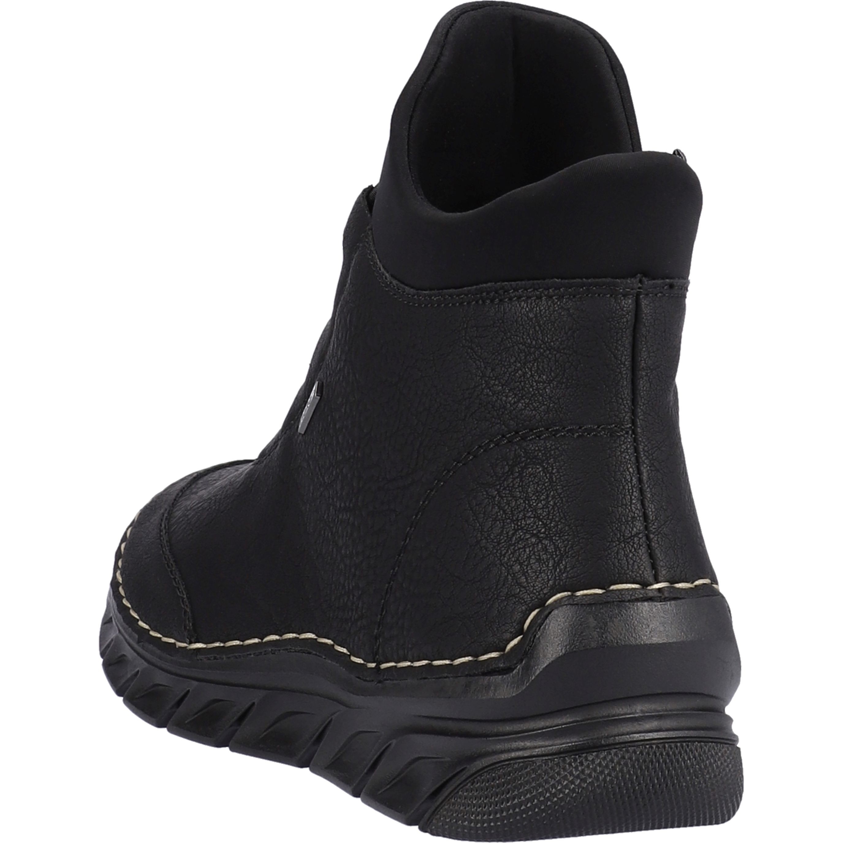 RIEKER Aulinukai moterims, Juoda, Ladies mid height boots 6