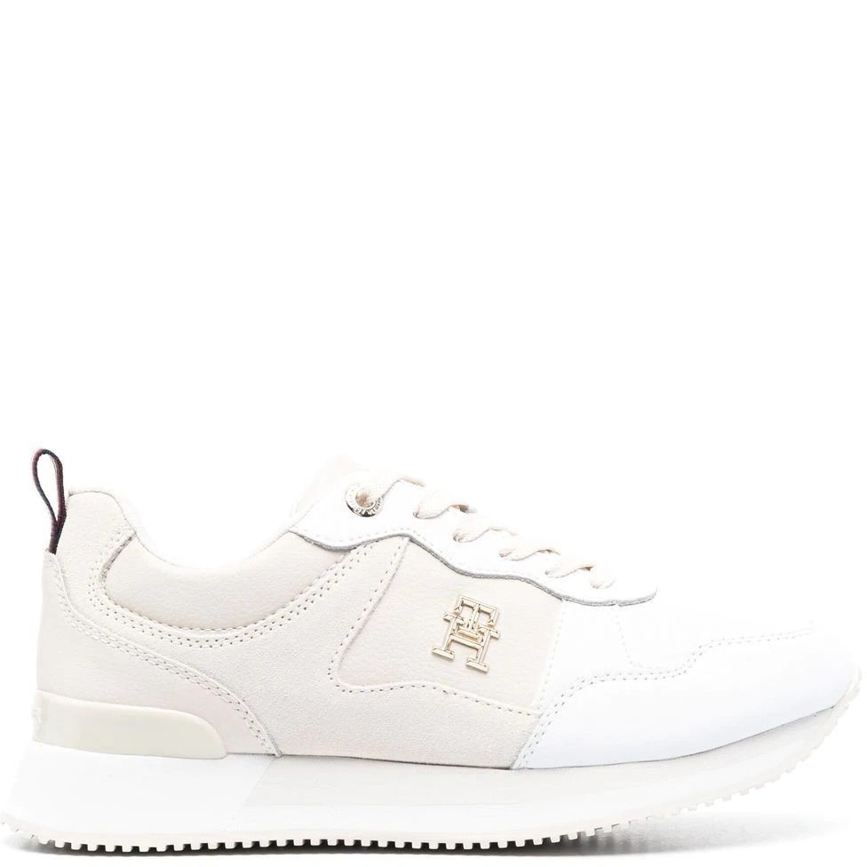 TOMMY HILFIGER Sportiniai bateliai moterims, Balta, TH ESSENTIAL RUNNER 2