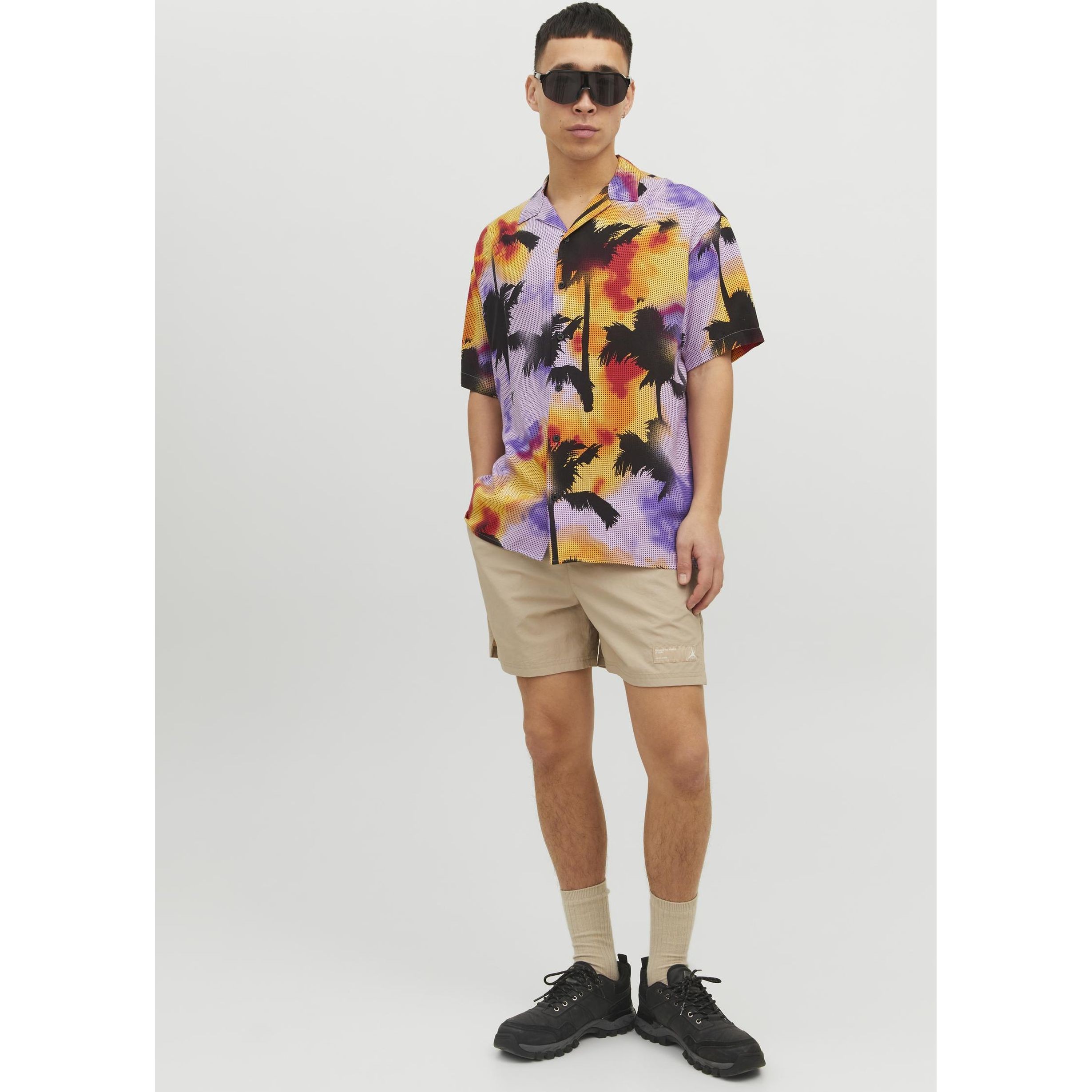 JACK & JONES Marškiniai vyrams, Violetinė, JCOENERGY REGGI 5