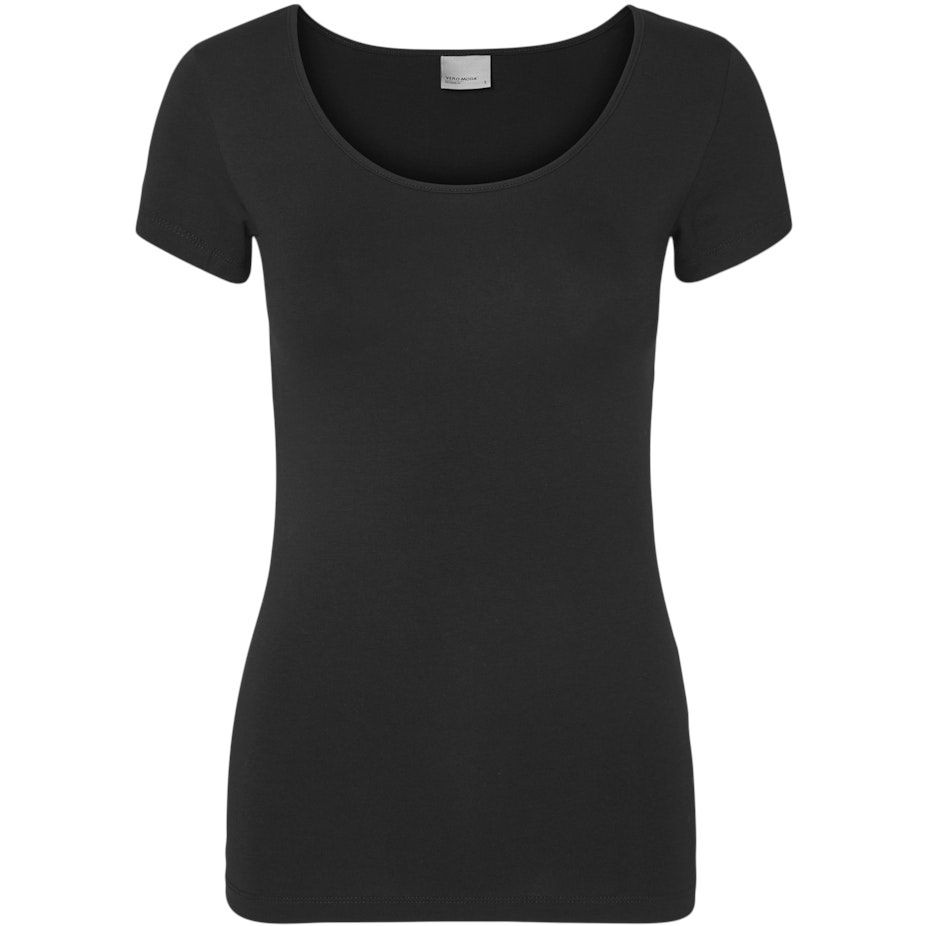 VERO MODA Marškinėliai moterims, Juoda, VMMAXI MY SOFT SS U- 1